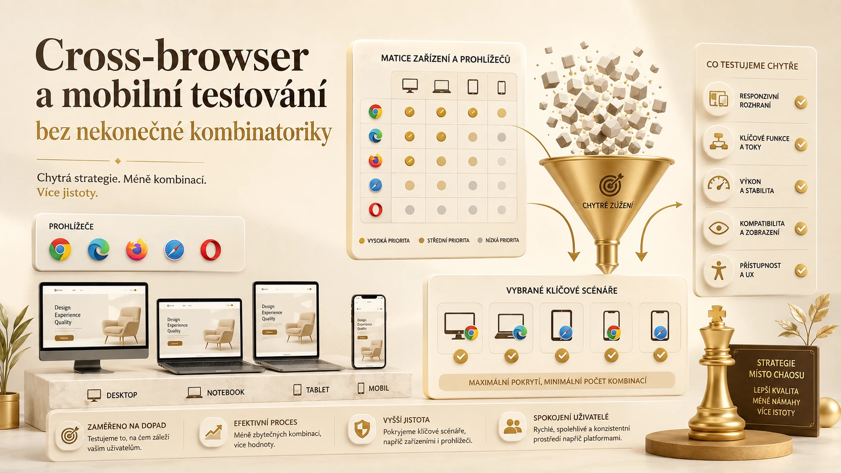 Ilustrace k článku Cross-browser a mobilní testování bez nekonečné kombinatoriky